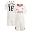 Camisola + Calções Manchester United Casemiro 18 Criança Equipamento 3ª 23/24